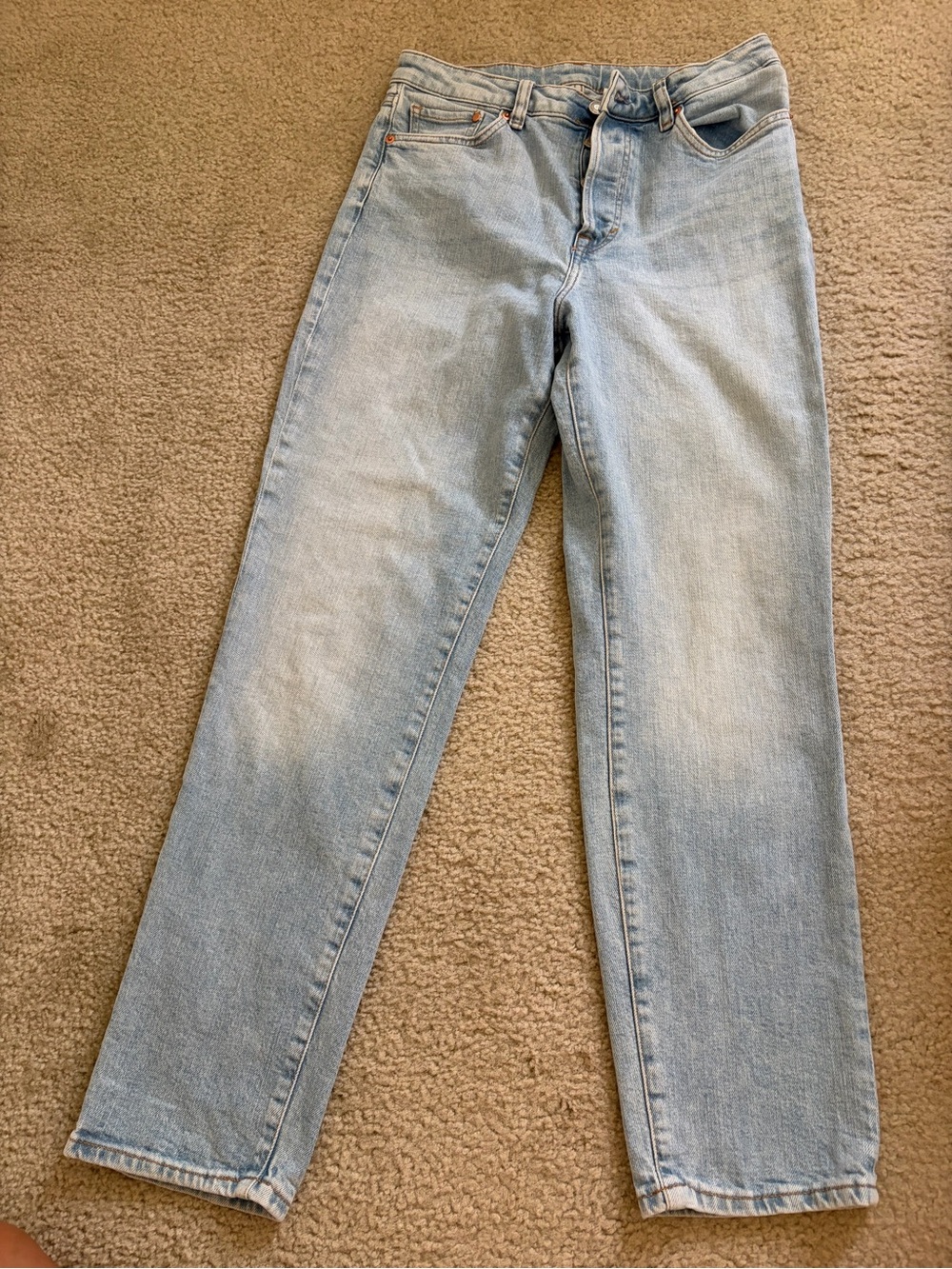 H&M Light Blue MOM Denim Jeans Size 6